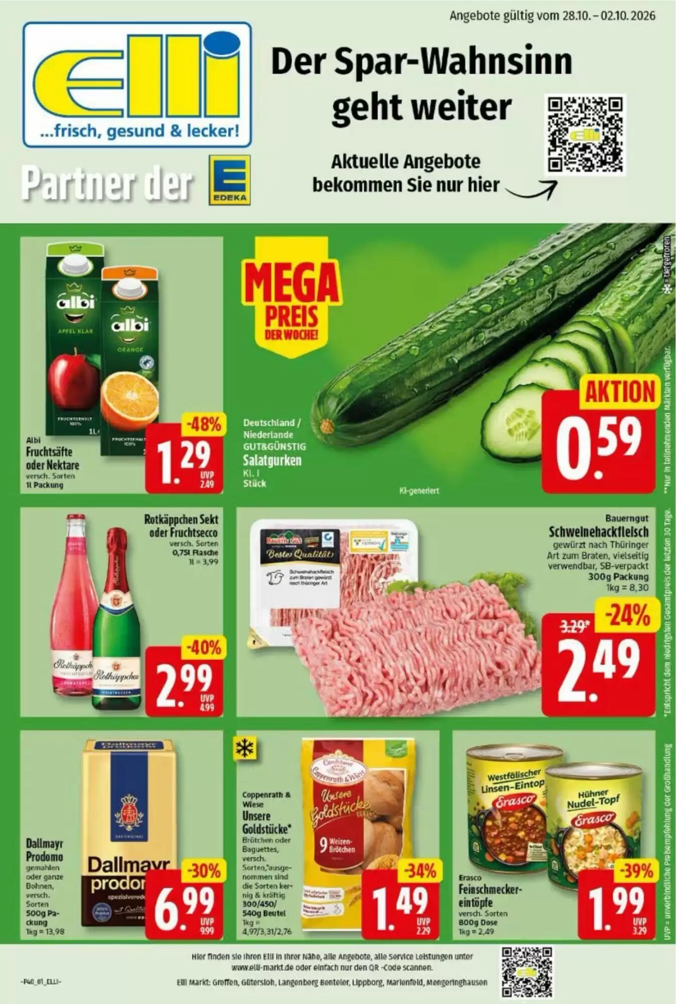 Elli Markt Prospekt (ab 28.10.2026) zum Blättern - Seite 1