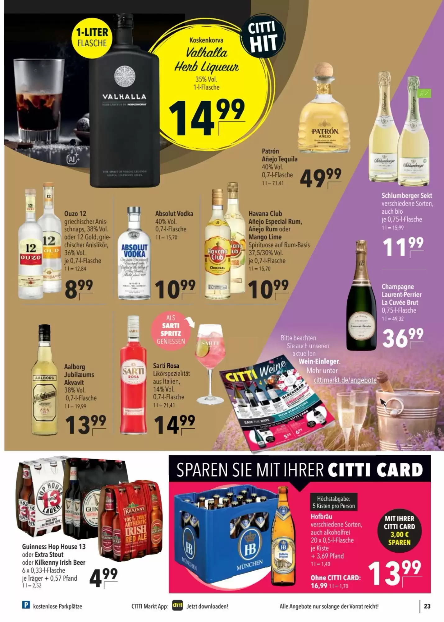 CITTI Markt Prospekt (ab 28.10.2026) zum Blättern - Seite 23