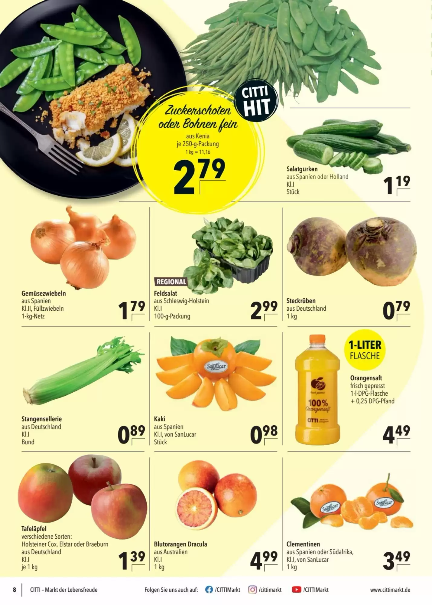 CITTI Markt Prospekt (ab 28.10.2026) zum Blättern - Seite 8