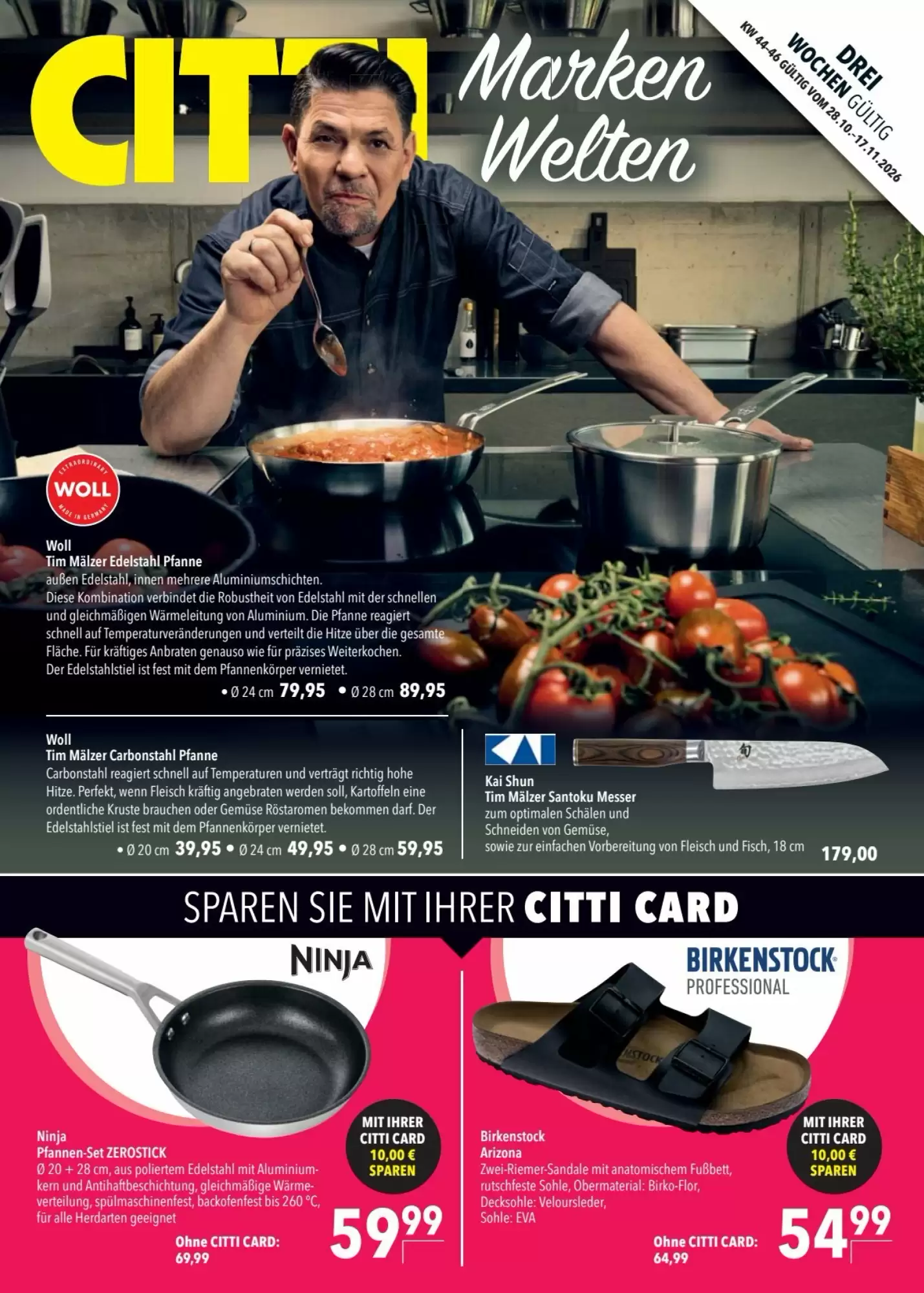 CITTI Markt Prospekt (ab 28.10.2026) zum Blättern - Seite 1