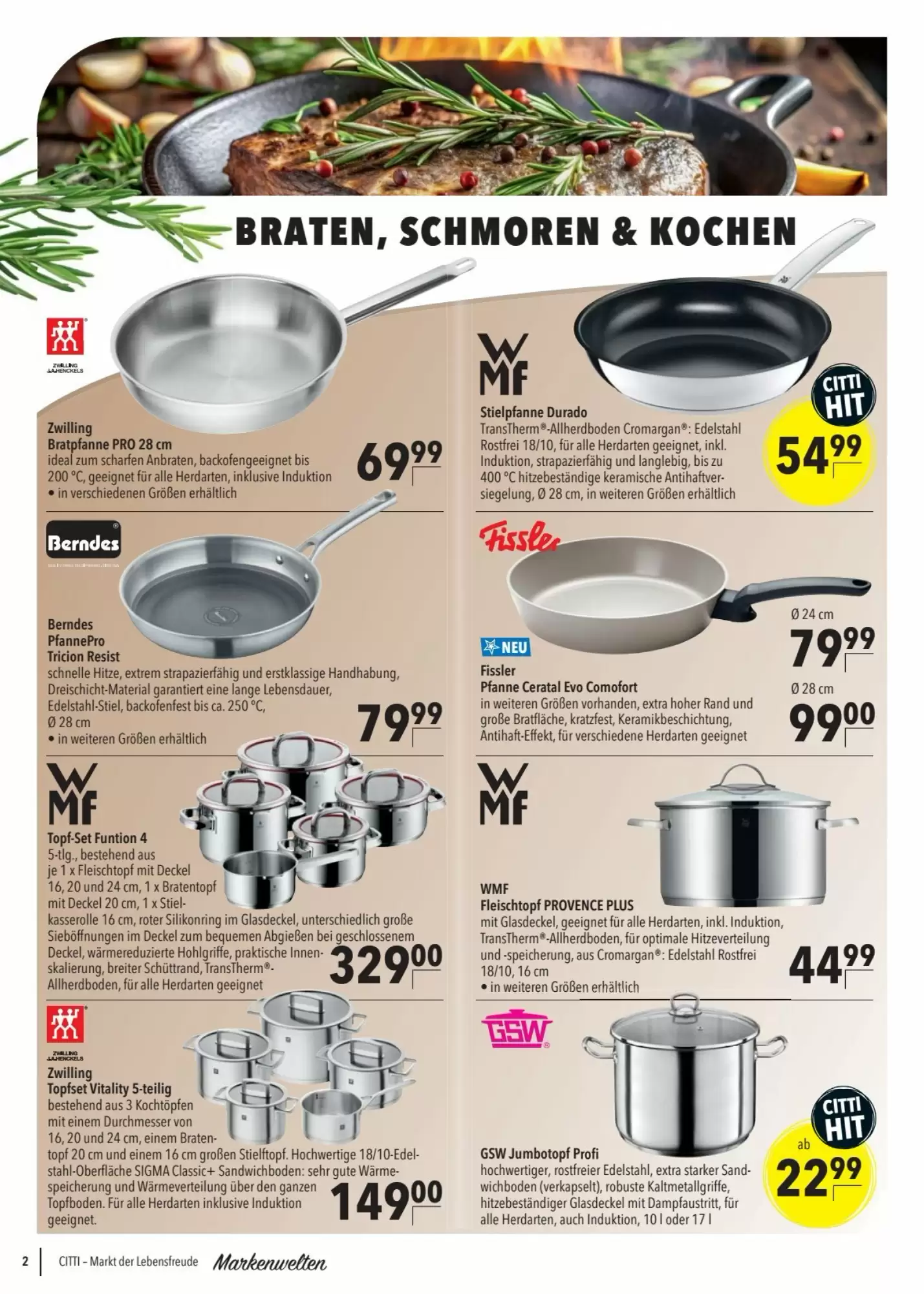 CITTI Markt Prospekt (ab 28.10.2026) zum Blättern - Seite 2