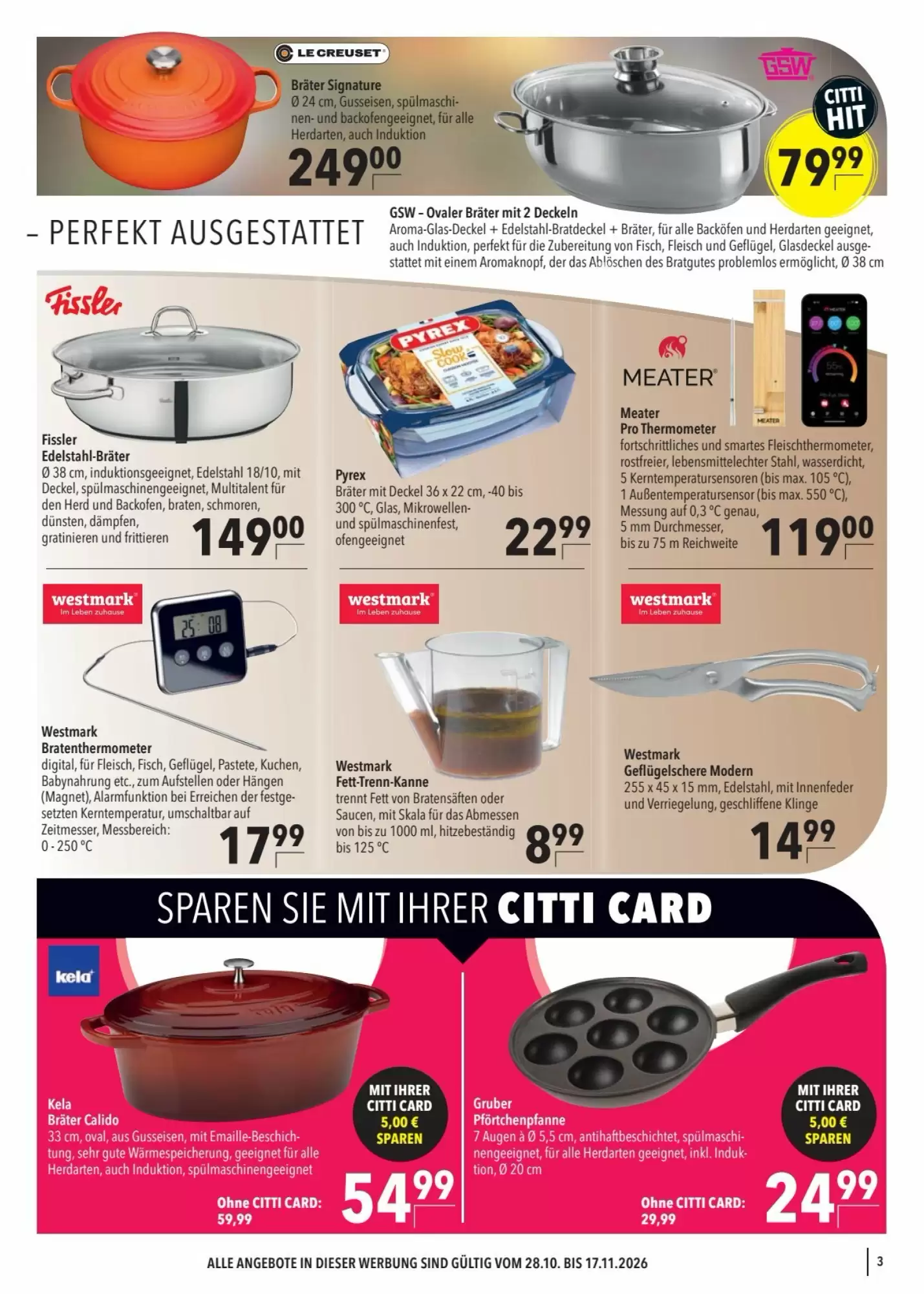 CITTI Markt Prospekt (ab 28.10.2026) zum Blättern - Seite 3