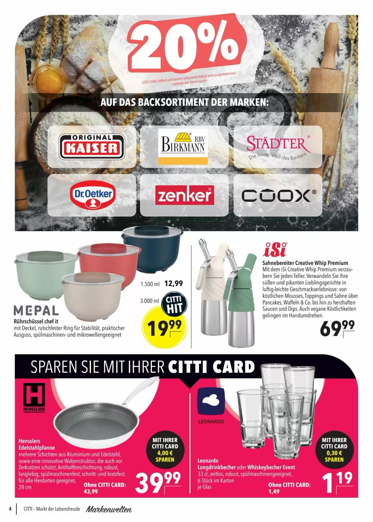 CITTI Markt Prospekt (ab 28.10.2026) zum Blättern - Seite 4