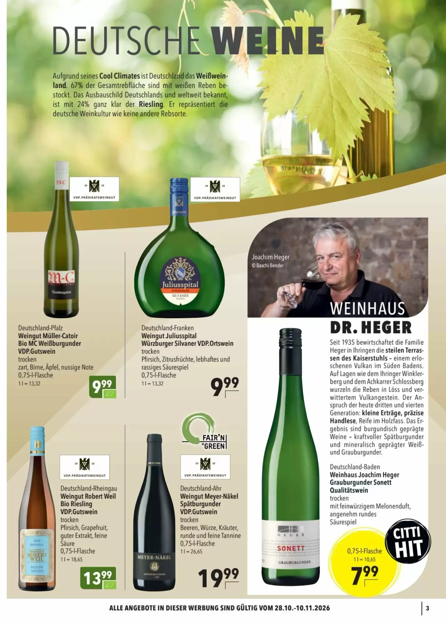 CITTI Markt Prospekt (ab 28.10.2026) zum Blättern - Seite 3