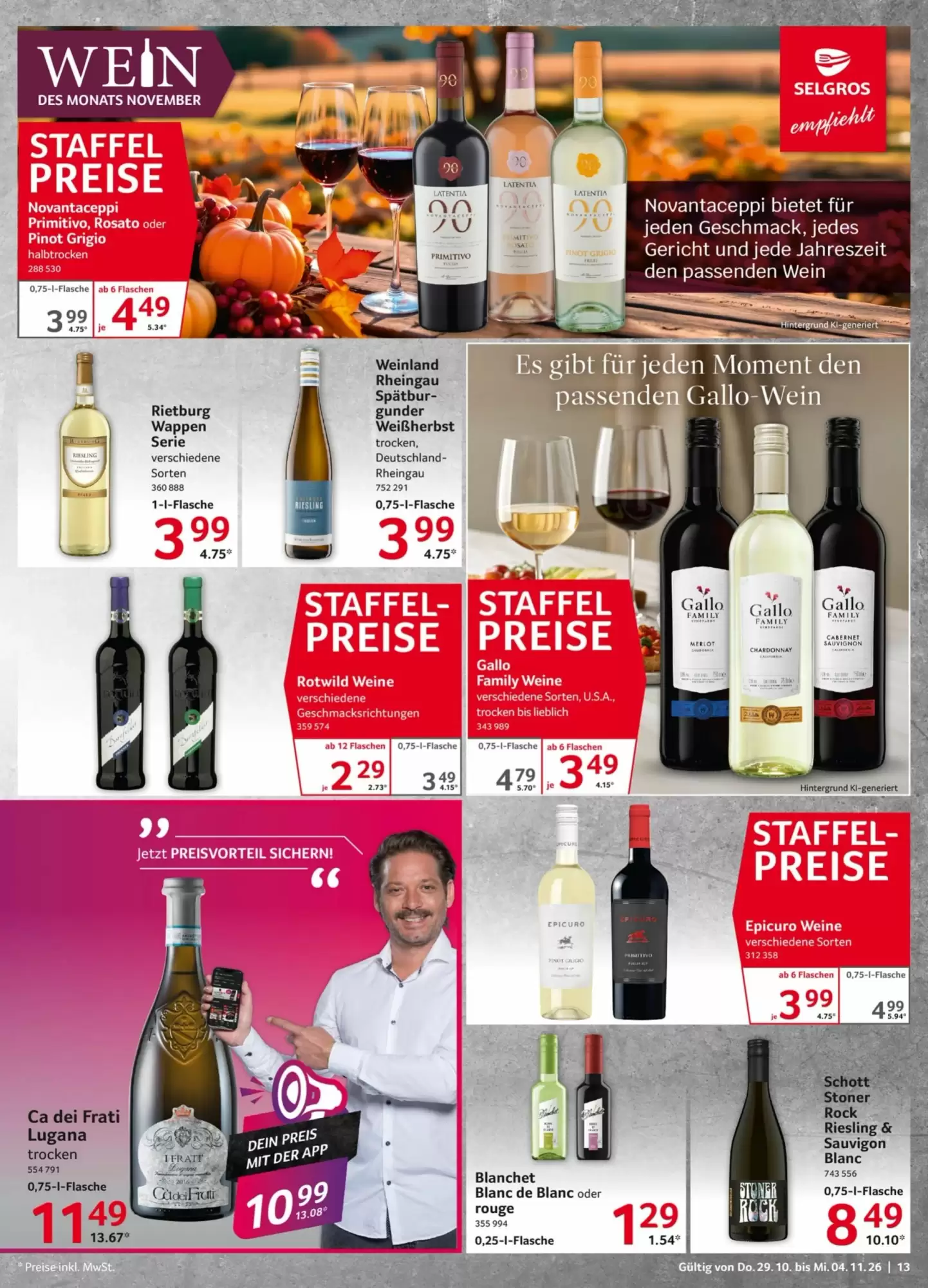 Selgros Prospekt (ab 29.10.2026) zum Blättern - Seite 13