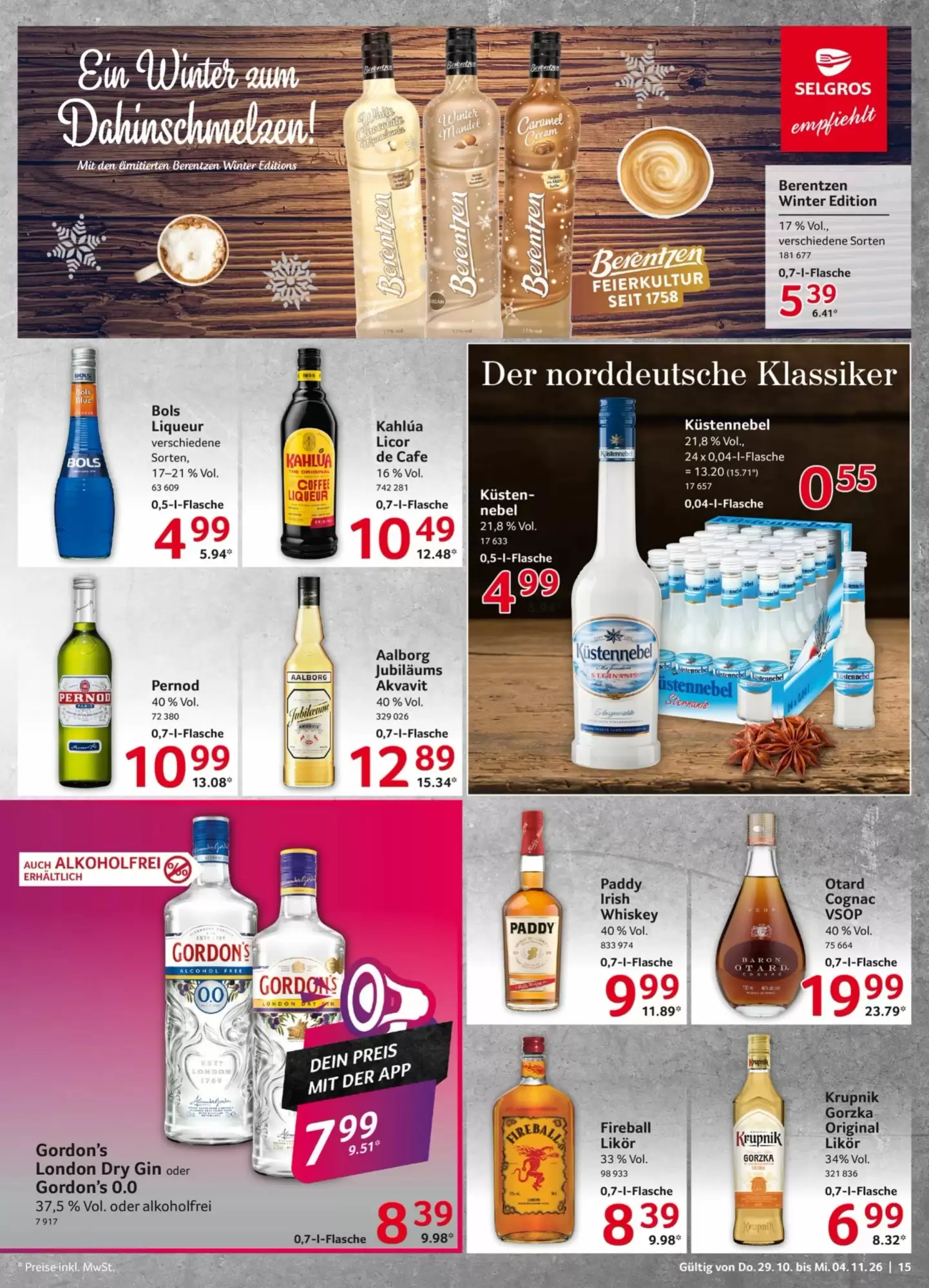 Selgros Prospekt (ab 29.10.2026) zum Blättern - Seite 15