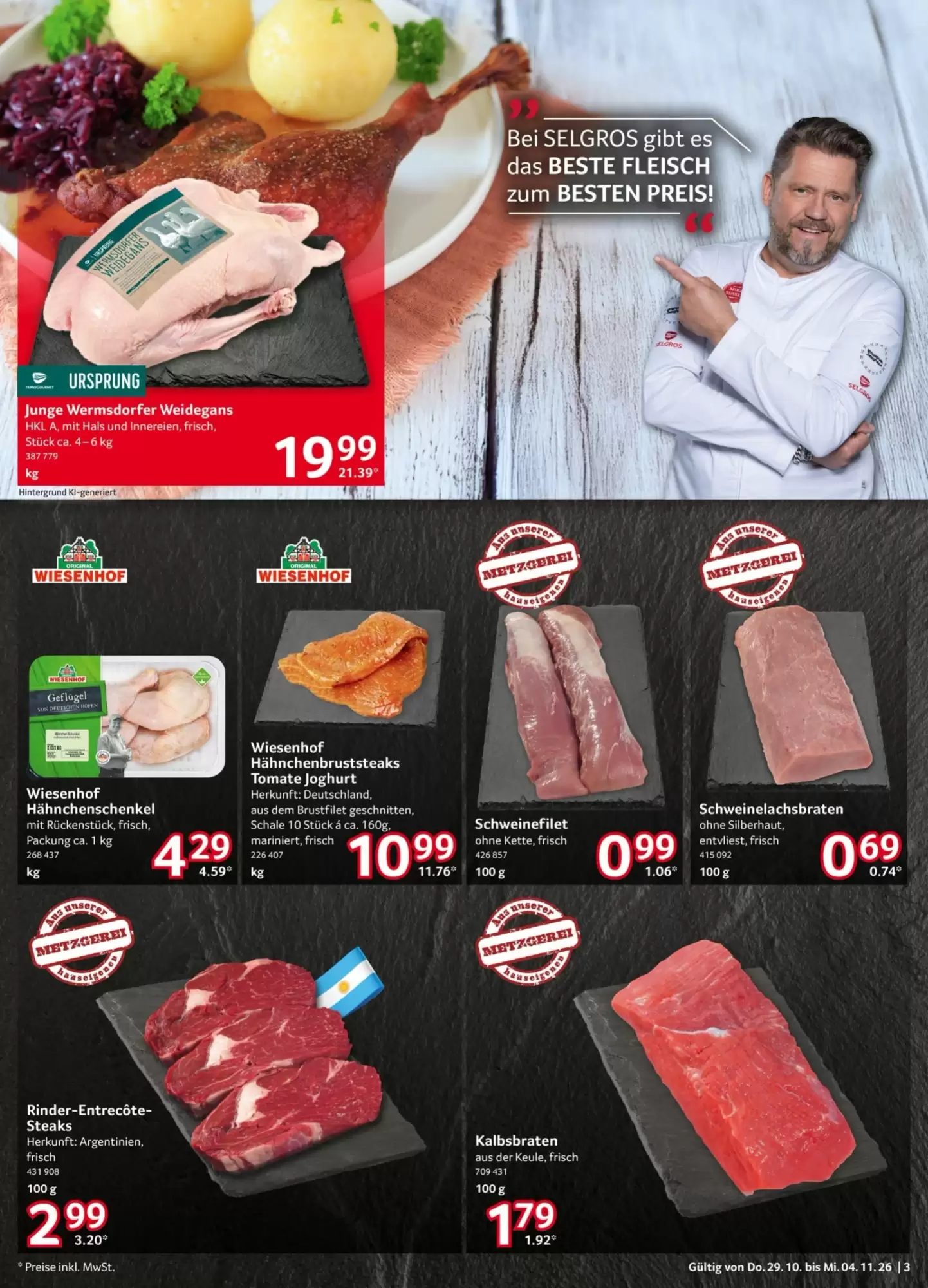 Selgros Prospekt (ab 29.10.2026) zum Blättern - Seite 3