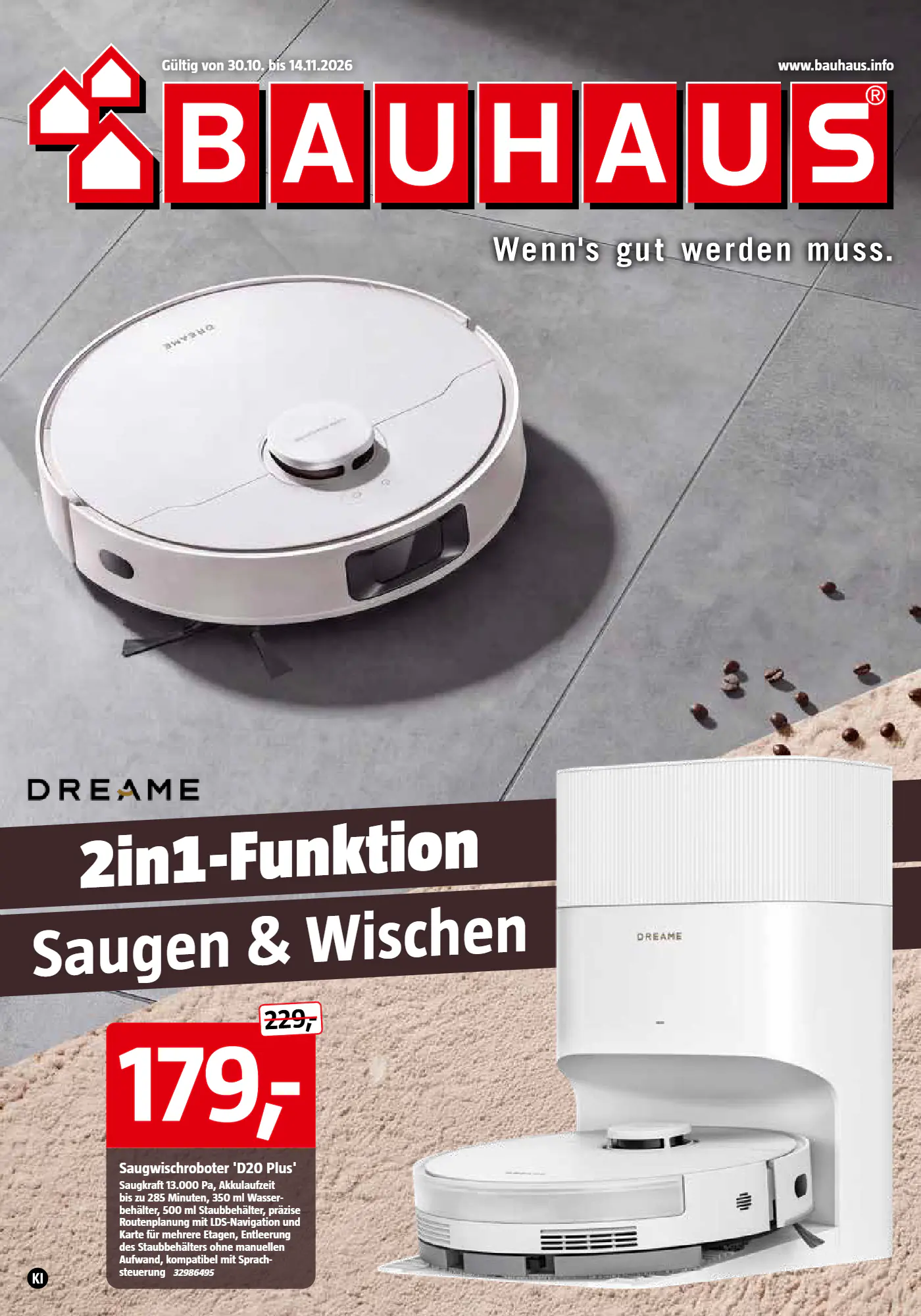 Bauhaus Prospekt (ab 30.10.2026) zum Blättern - Seite 1