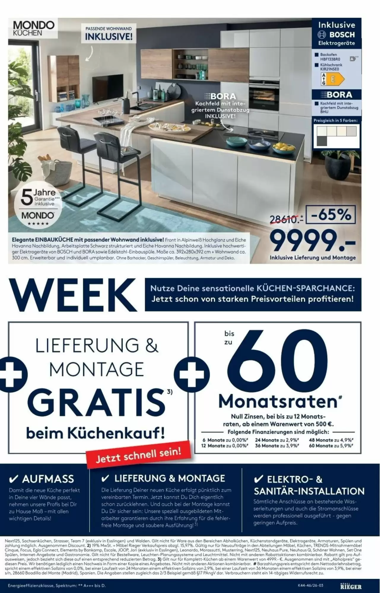 Möbel Rieger Prospekt (ab 30.10.2026) zum Blättern - Seite 3