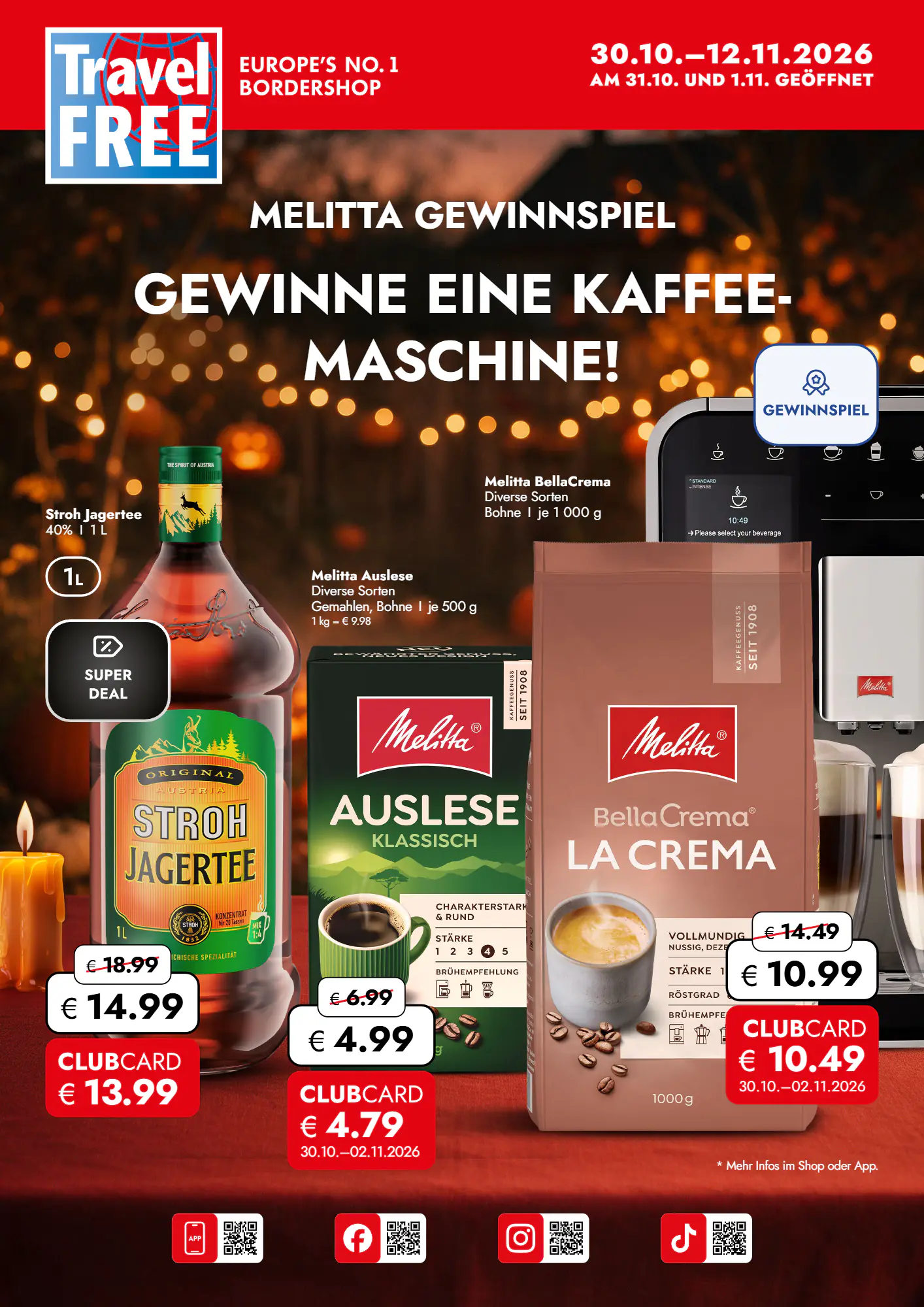 Travel Free Prospekt (ab 30.10.2026) zum Blättern - Seite 1