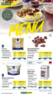 METRO Prospekt (ab 01.11.2026) zum Blättern