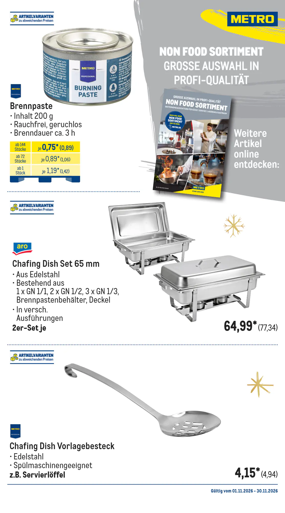 METRO Prospekt (ab 01.11.2026) zum Blättern - Seite 34