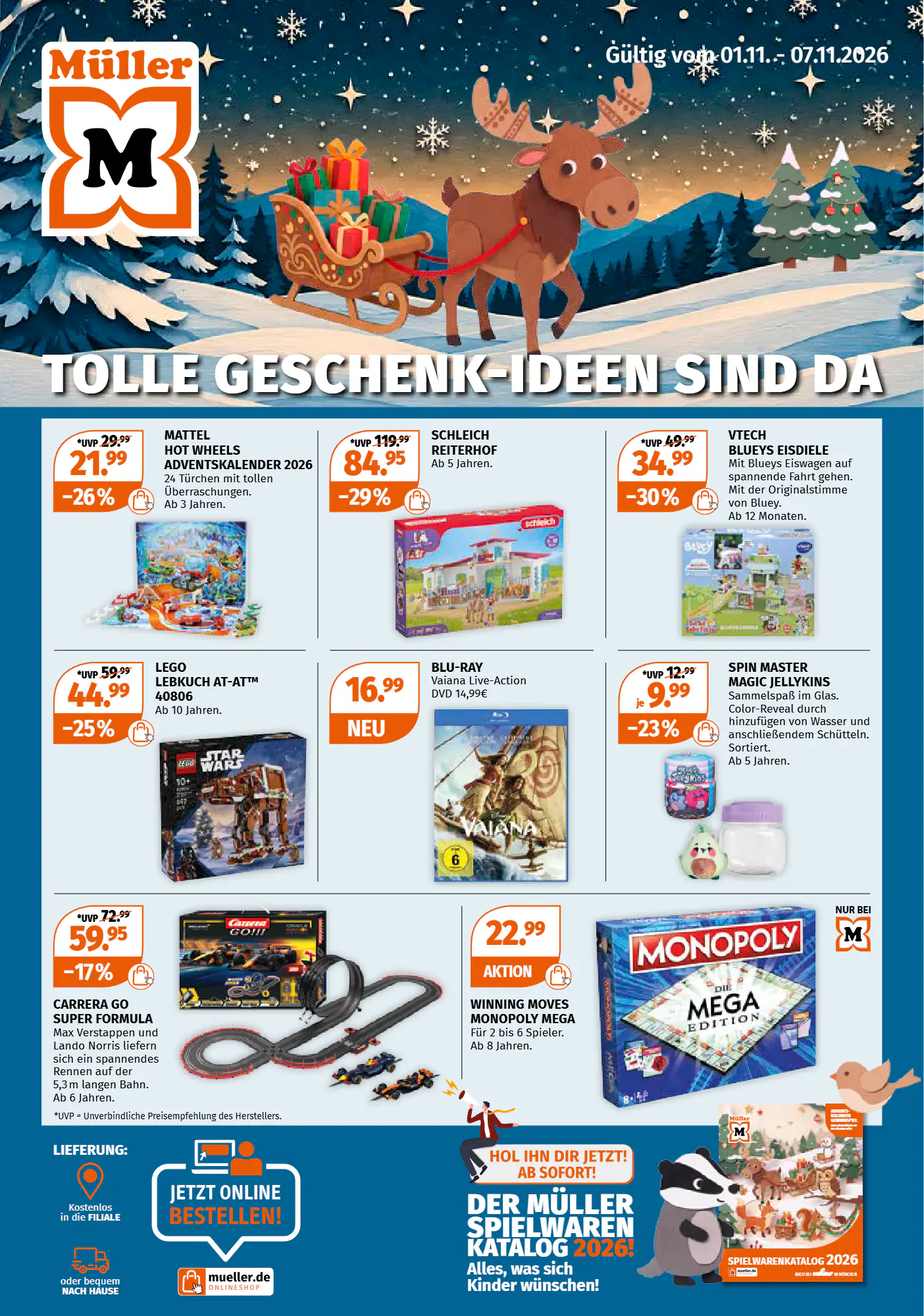 Müller Prospekt (ab 01.11.2026) zum Blättern - Seite 1