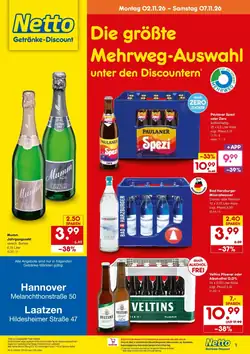 Netto Getränke Discount Prospekt (ab 01.11.2026) zum Blättern