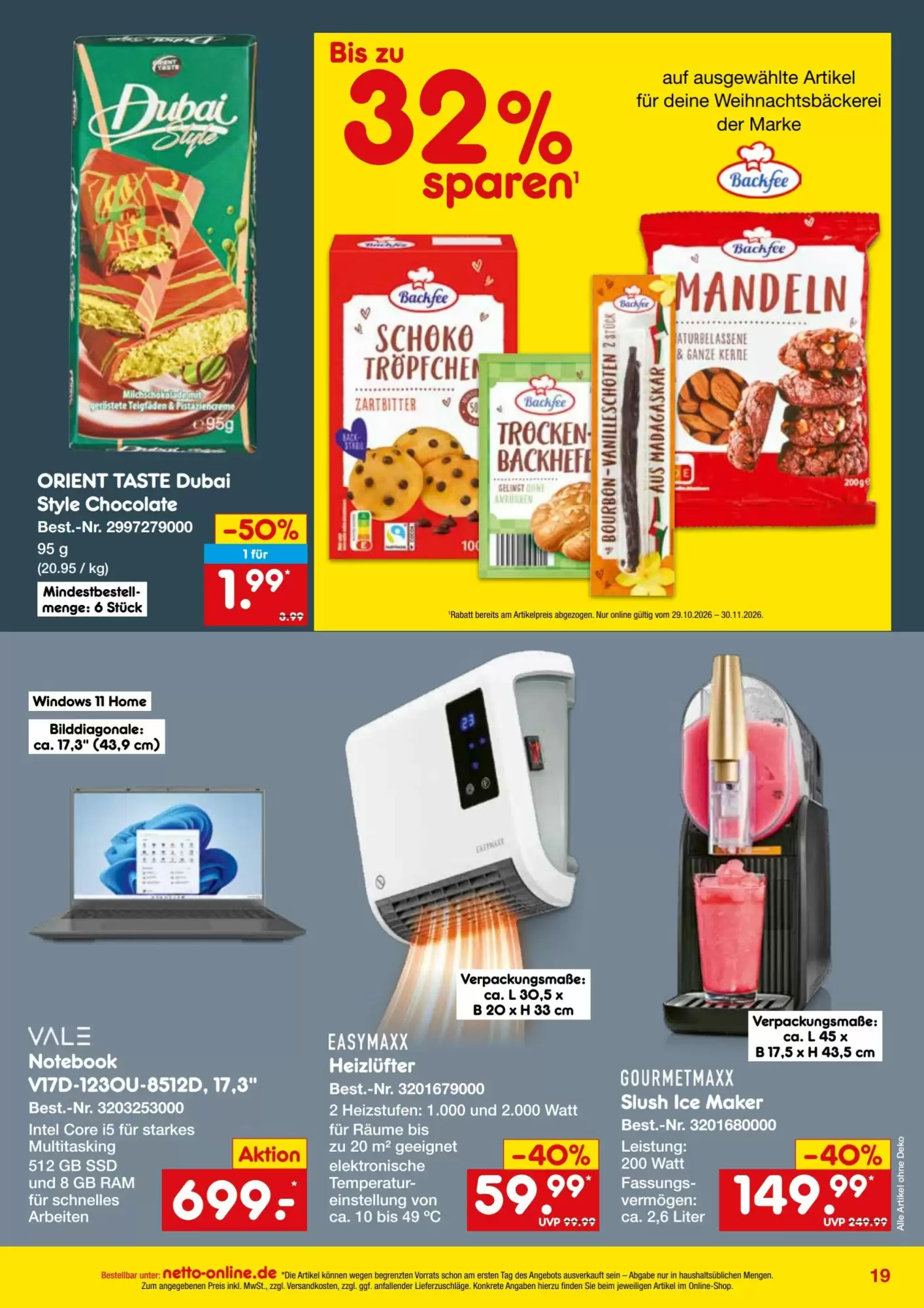 Netto Marken-Discount Prospekt (ab 01.11.2026) zum Blättern - Seite 19