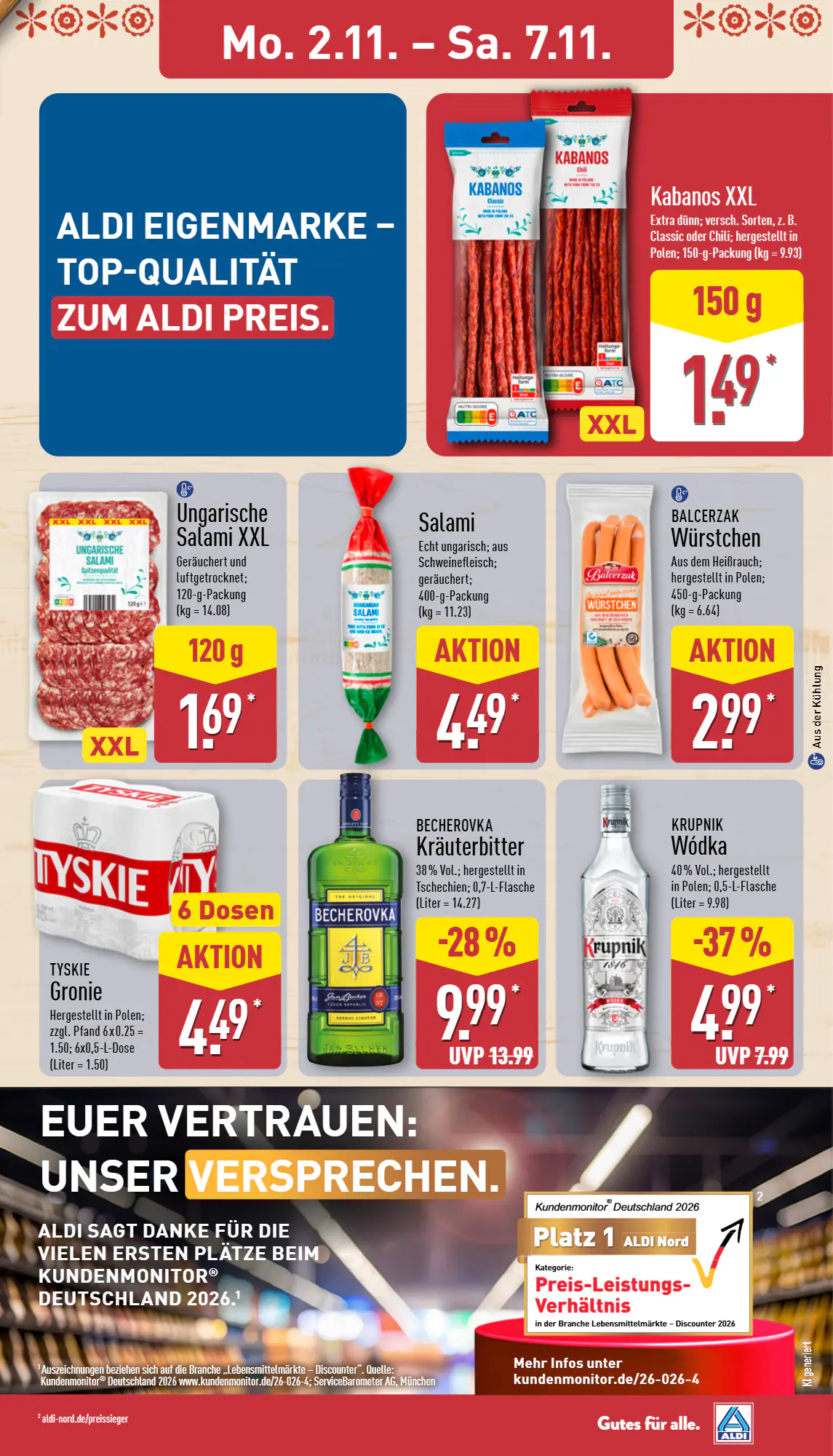 Aldi Nord Prospekt (ab 02.11.2026) zum Blättern - Seite 14