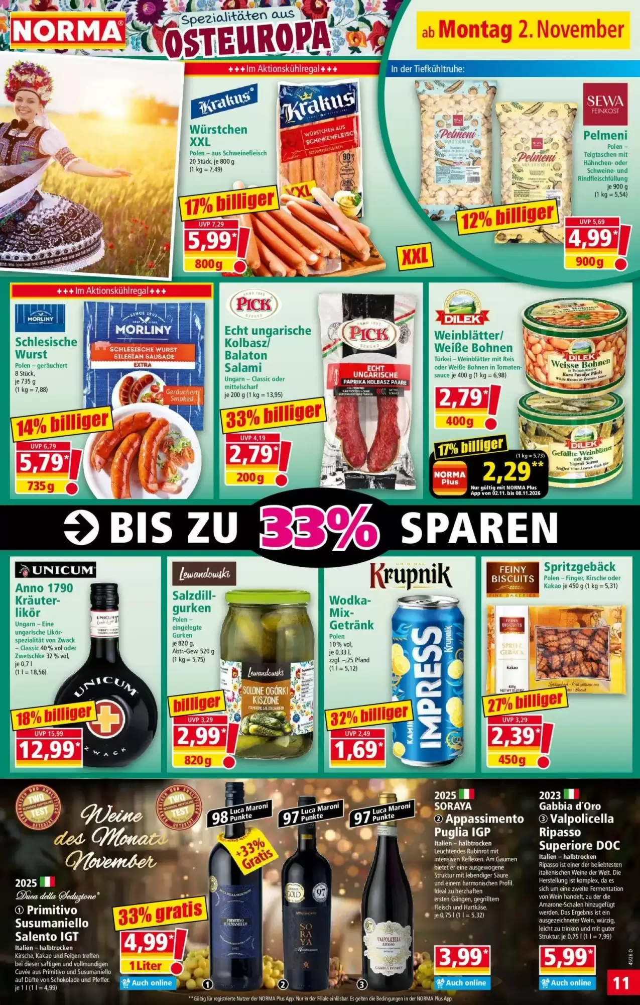 Norma Prospekt (ab 02.11.2026) zum Blättern - Seite 11