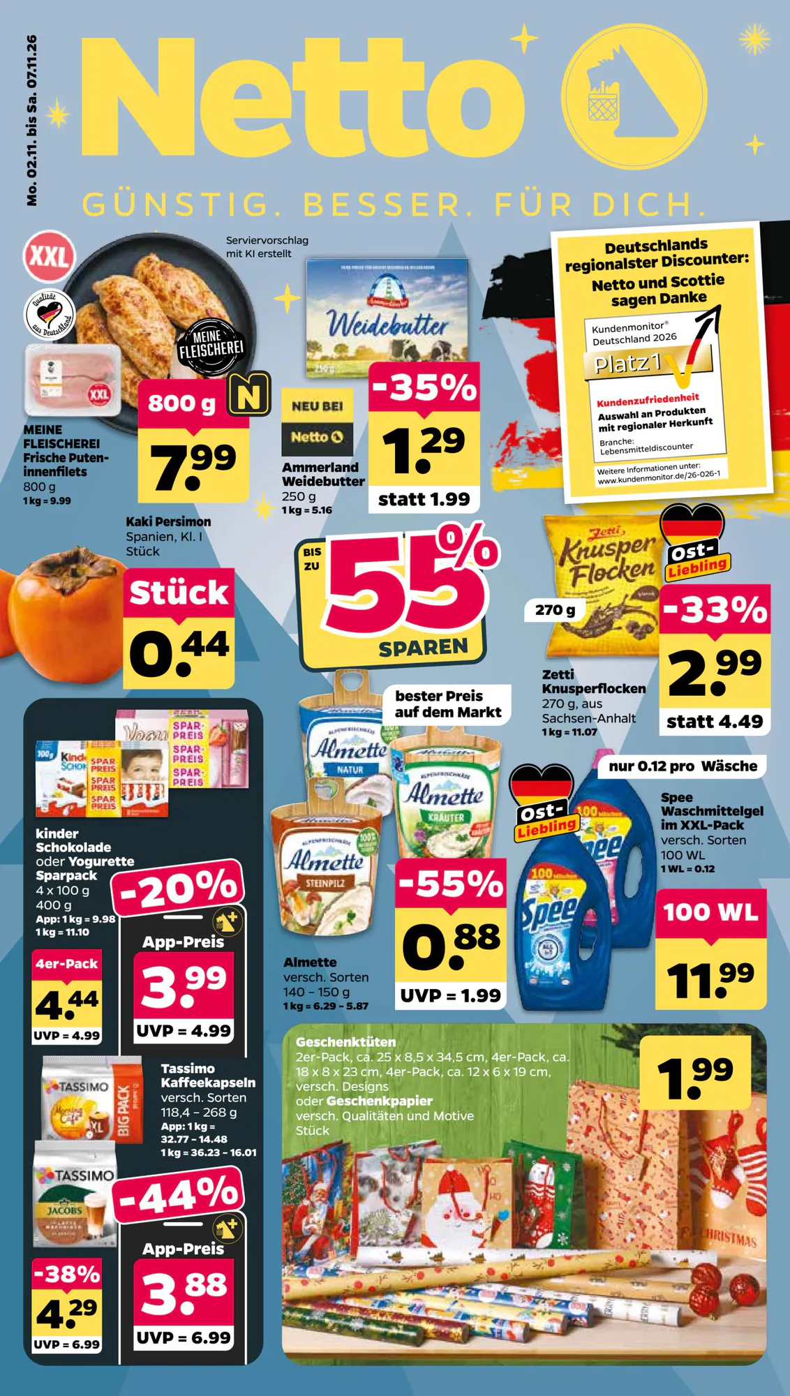 NETTO Prospekt (ab 02.11.2026) zum Blättern - Seite 1