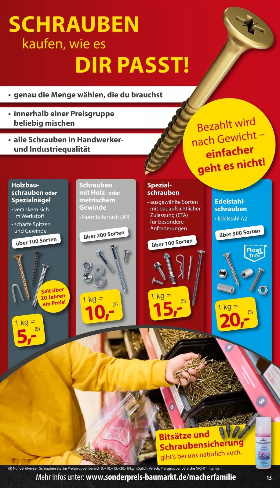 Sonderpreis Baumarkt Prospekt (ab 02.11.2026) zum Blättern - Seite 15
