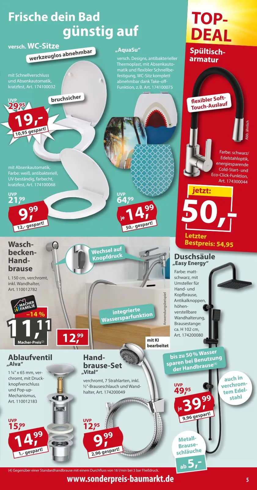 Sonderpreis Baumarkt Prospekt (ab 02.11.2026) zum Blättern - Seite 5