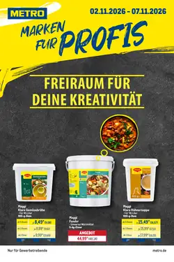 METRO Prospekt (ab 02.11.2026) zum Blättern