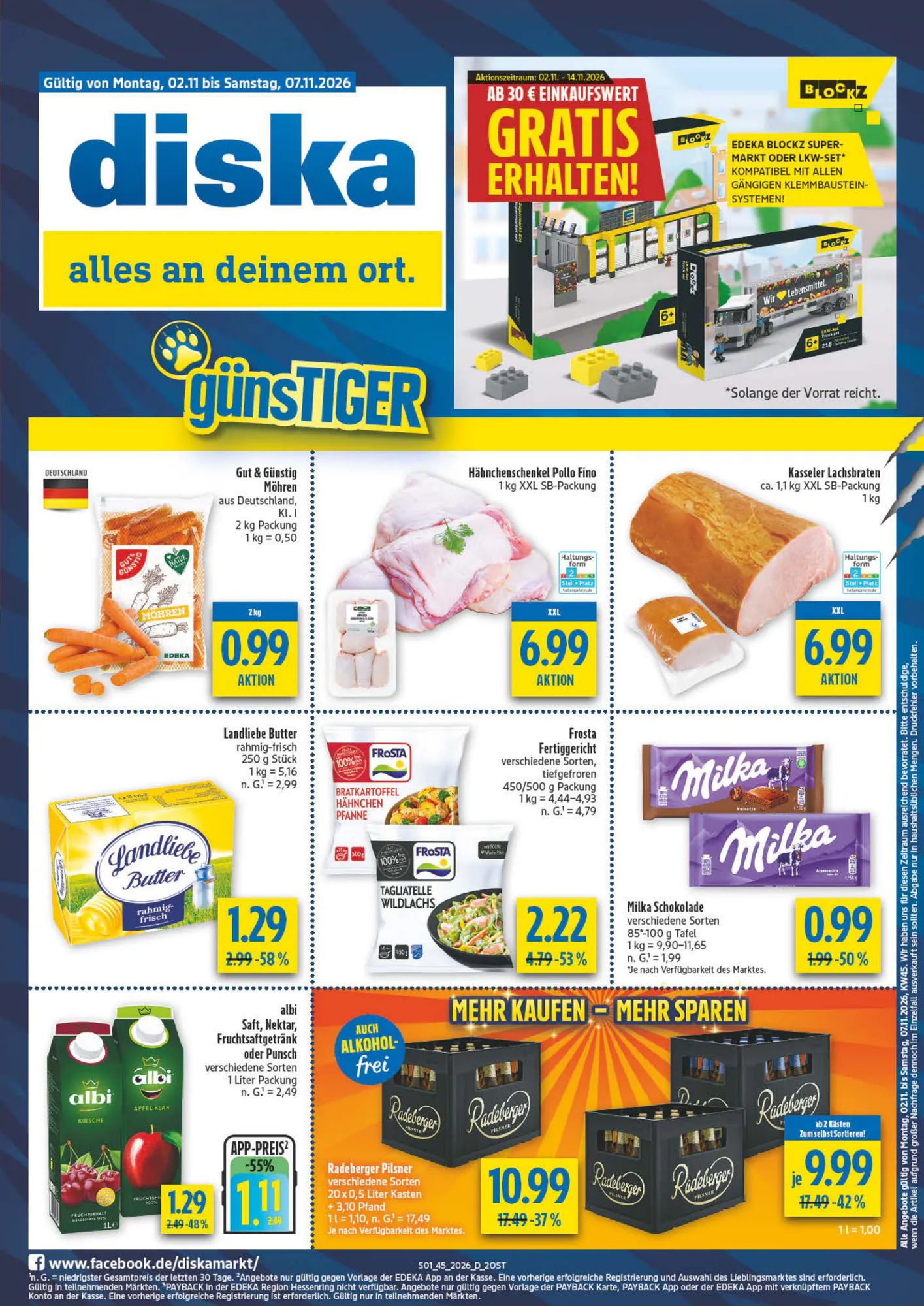 diska Prospekt (ab 02.11.2026) zum Blättern - Seite 1