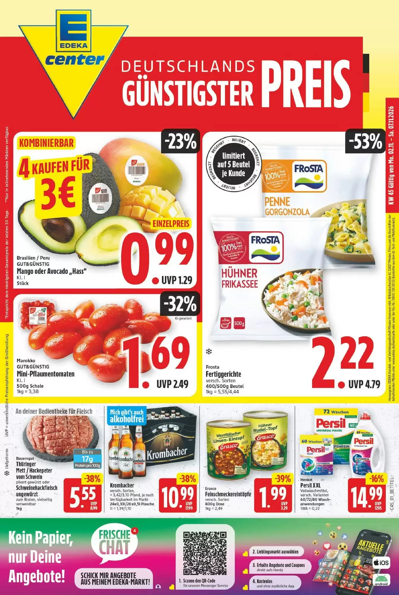 E-Center Prospekt (ab 02.11.2026) zum Blättern - Seite 1