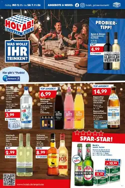 Hol'ab Getränkemarkt Prospekt (ab 02.11.2026) zum Blättern