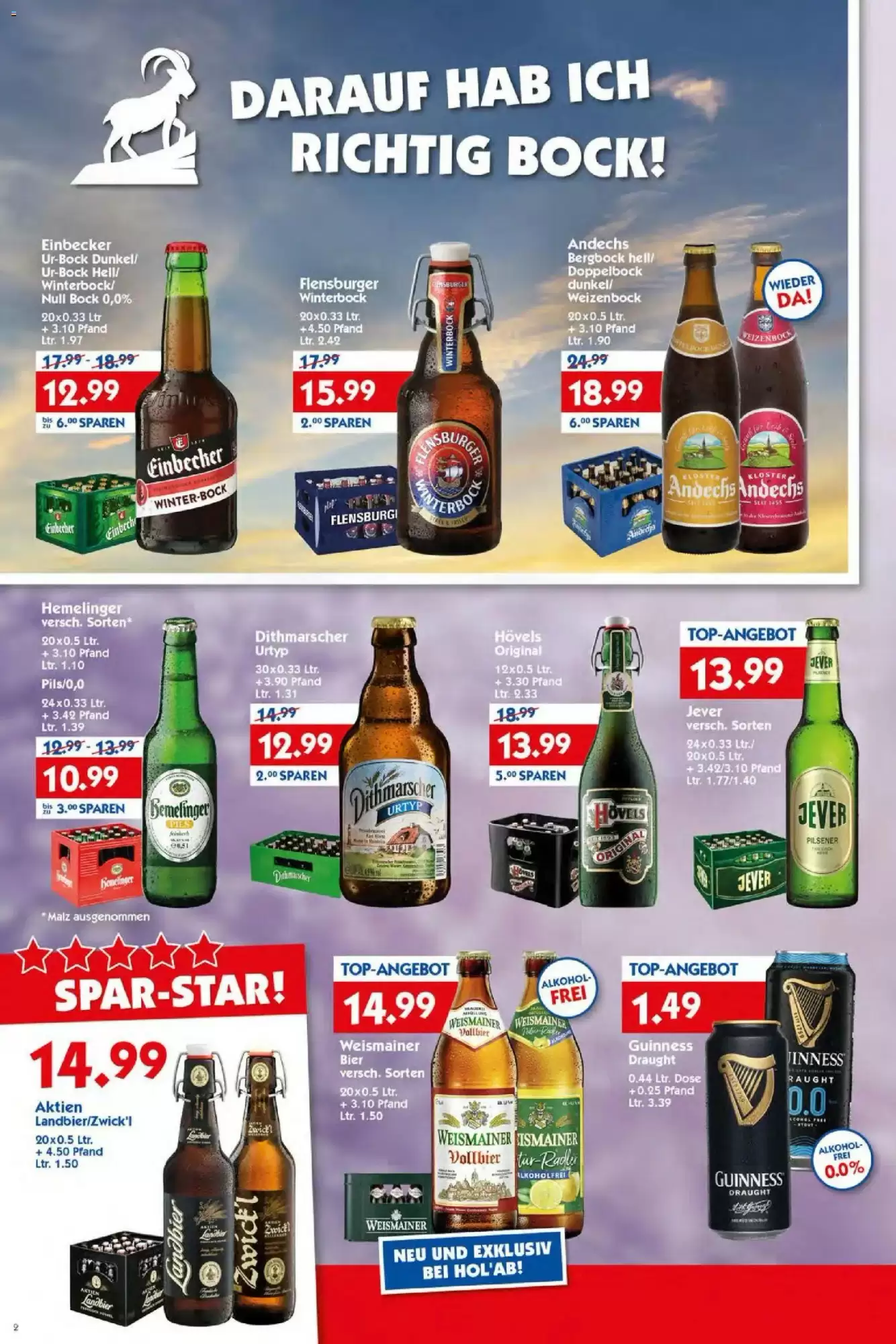 Hol'ab Getränkemarkt Prospekt (ab 02.11.2026) zum Blättern - Seite 2