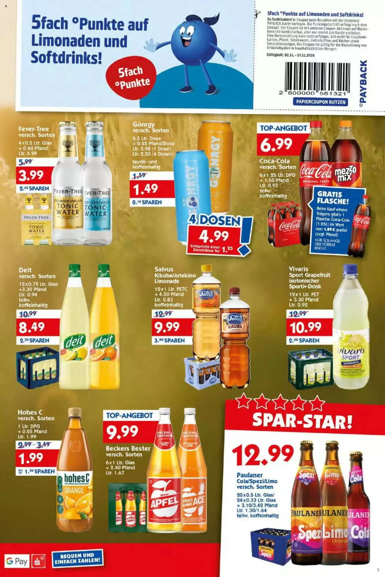 Hol'ab Getränkemarkt Prospekt (ab 02.11.2026) zum Blättern - Seite 5