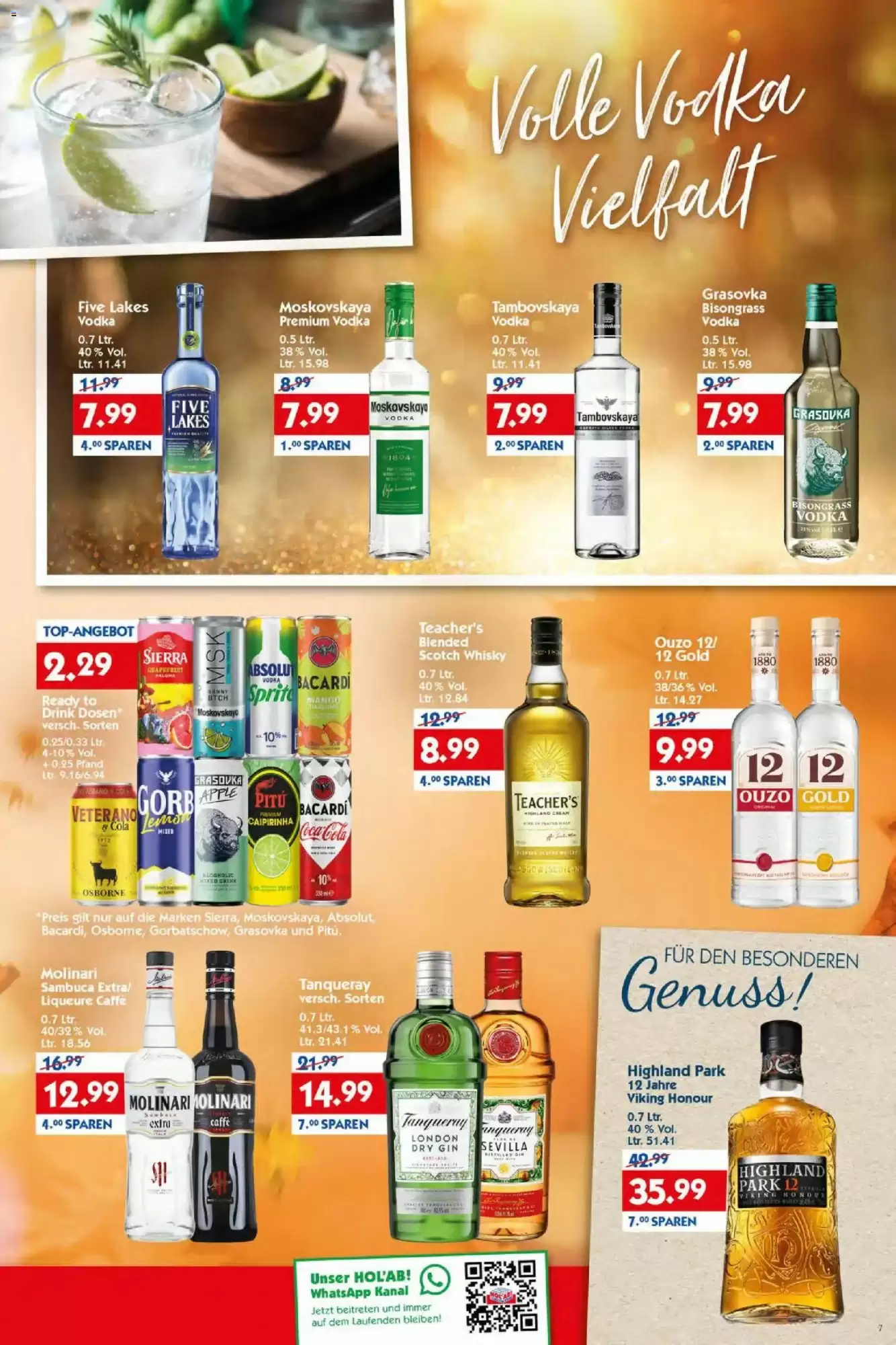 Hol'ab Getränkemarkt Prospekt (ab 02.11.2026) zum Blättern - Seite 7