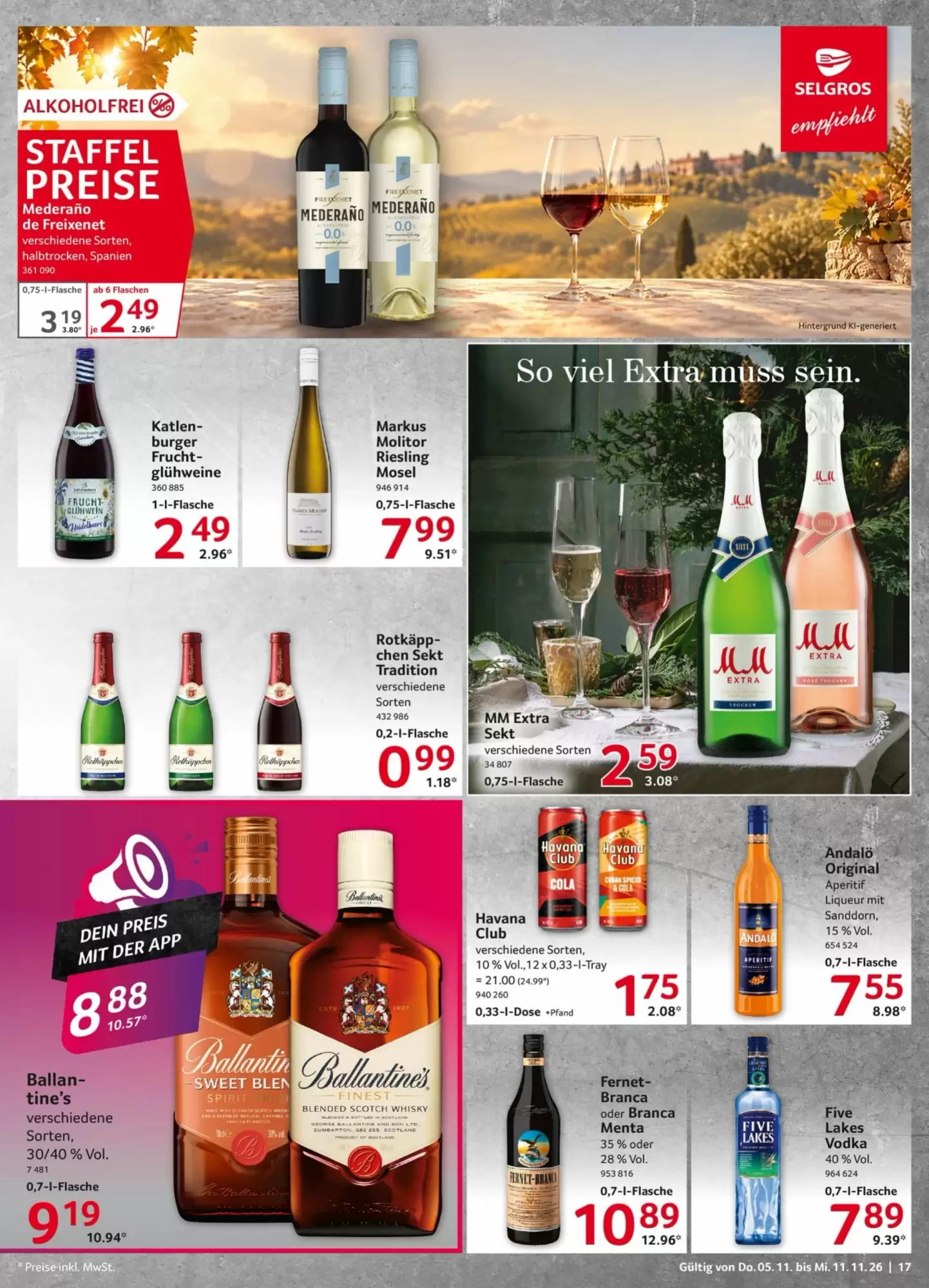 Selgros Prospekt (ab 05.11.2026) zum Blättern - Seite 17