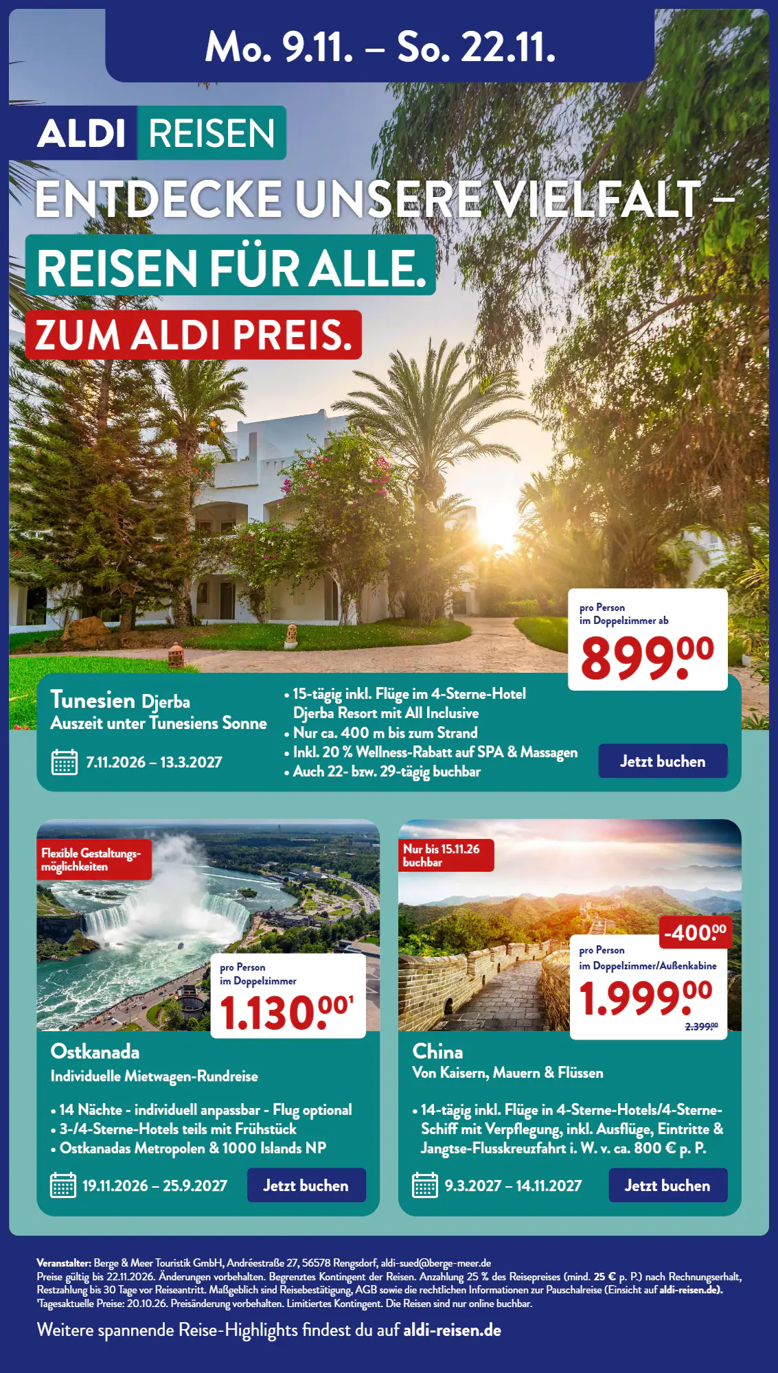 Aldi Süd Prospekt (ab 09.11.2026) zum Blättern - Seite 20