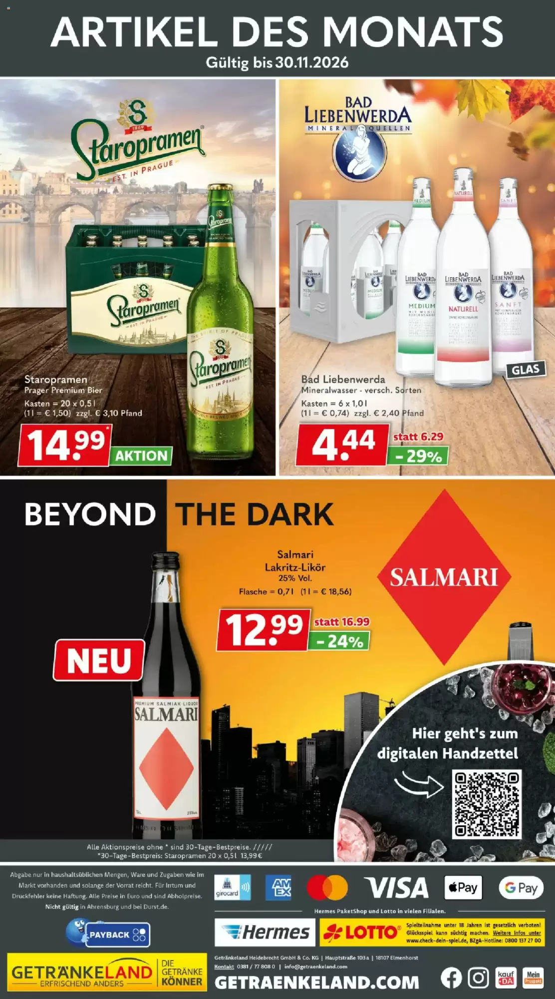 Getränkeland Prospekt (ab 09.11.2026) zum Blättern - Seite 8