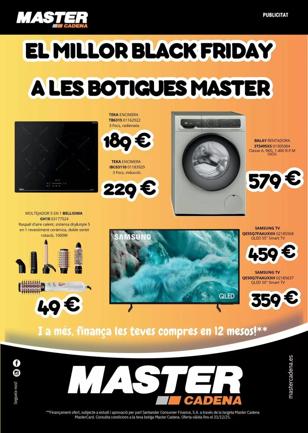 Folleto promocional de MAS válido desde el 08/11/2025 - Página 1.