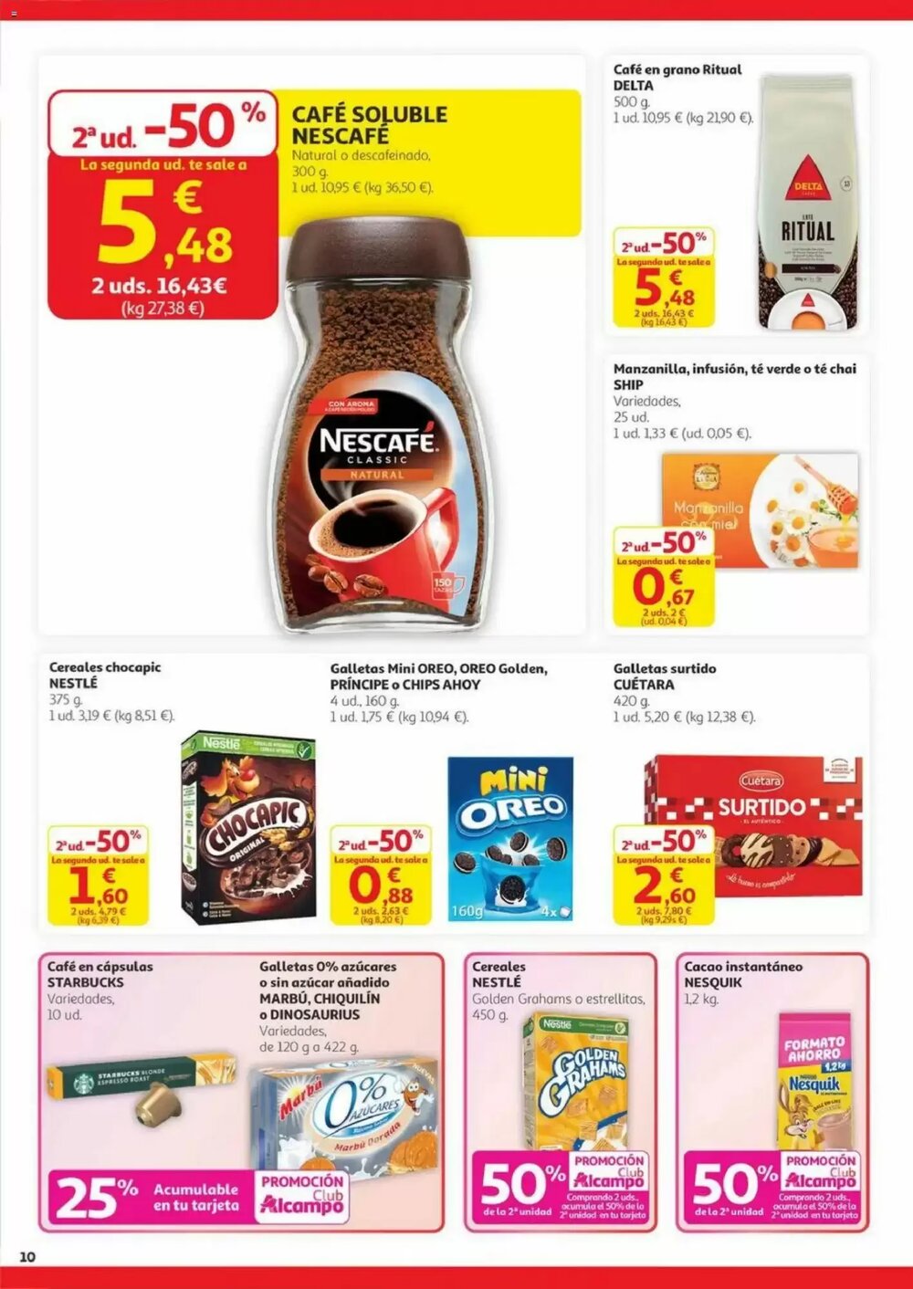 Folleto promocional de Alcampo válido desde el 20/11/2025 - Página 10.