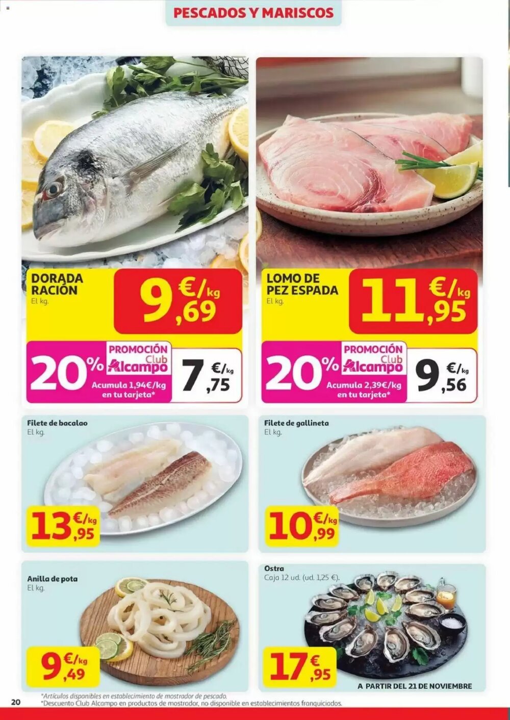 Folleto promocional de Alcampo válido desde el 20/11/2025 - Página 20.