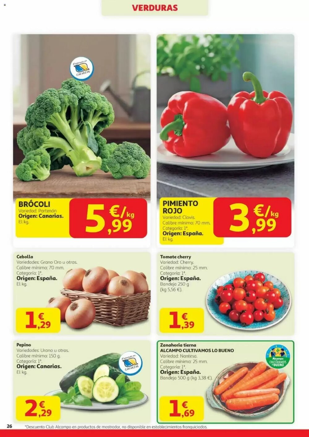 Folleto promocional de Alcampo válido desde el 20/11/2025 - Página 26.