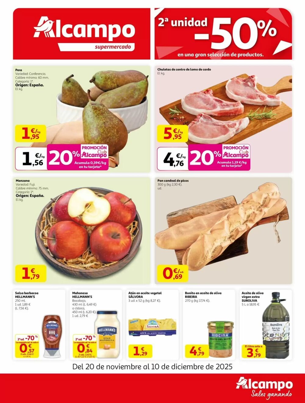 Folleto promocional de Alcampo válido desde el 20/11/2025 - Página 1.