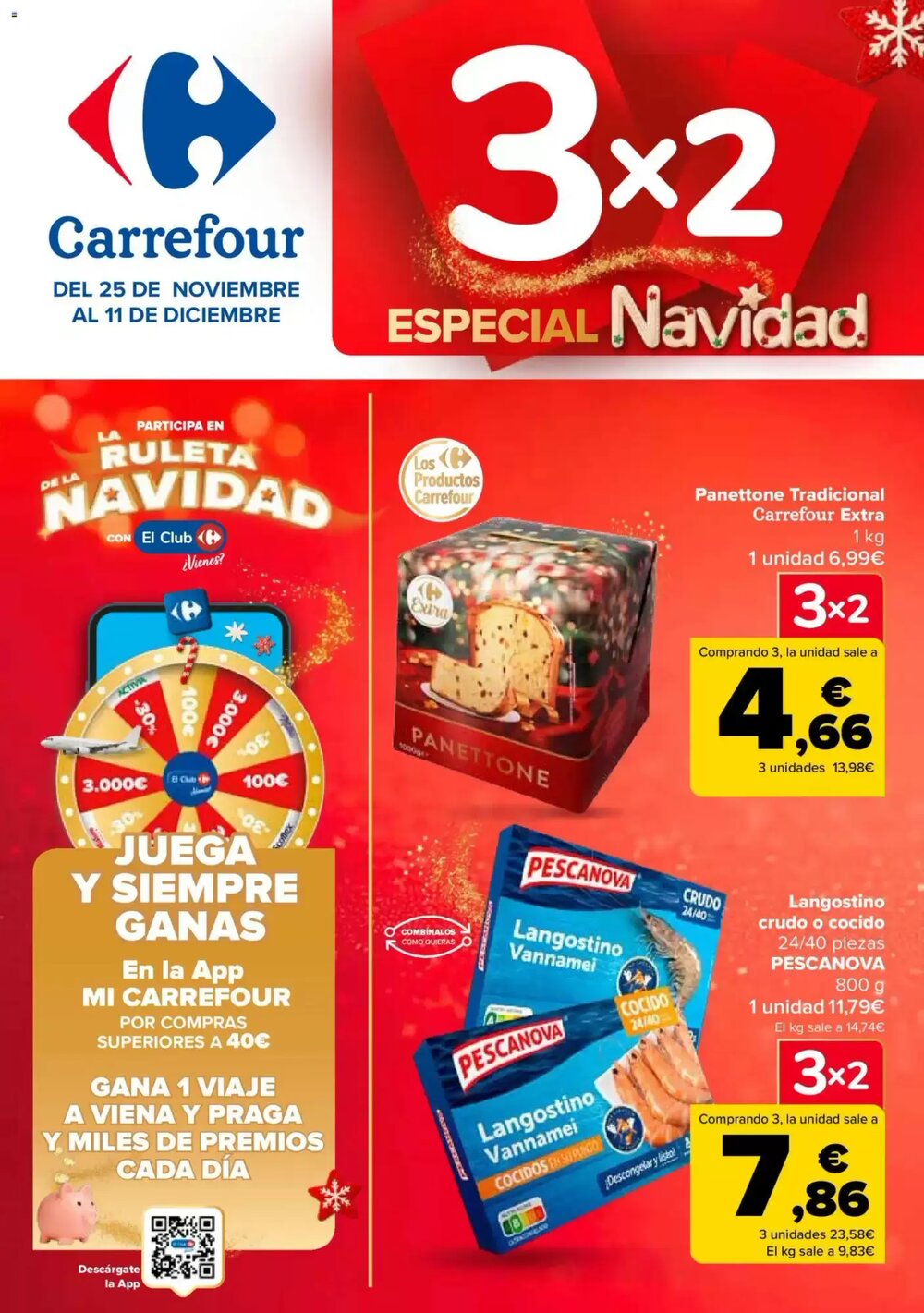 Folleto promocional de Carrefour válido desde el 25/11/2025 - Página 1.