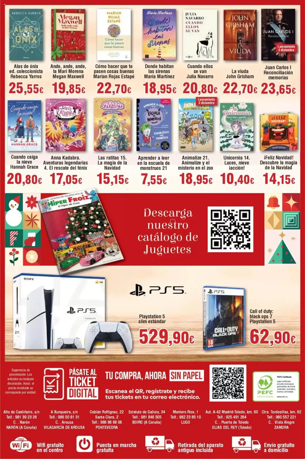 Folleto promocional de FROIZ válido desde el 25/11/2025 - Página 12.