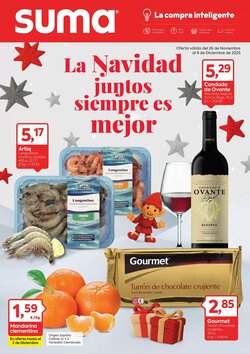 Folleto promocional de Suma Supermercados válido desde el 26/11/2025