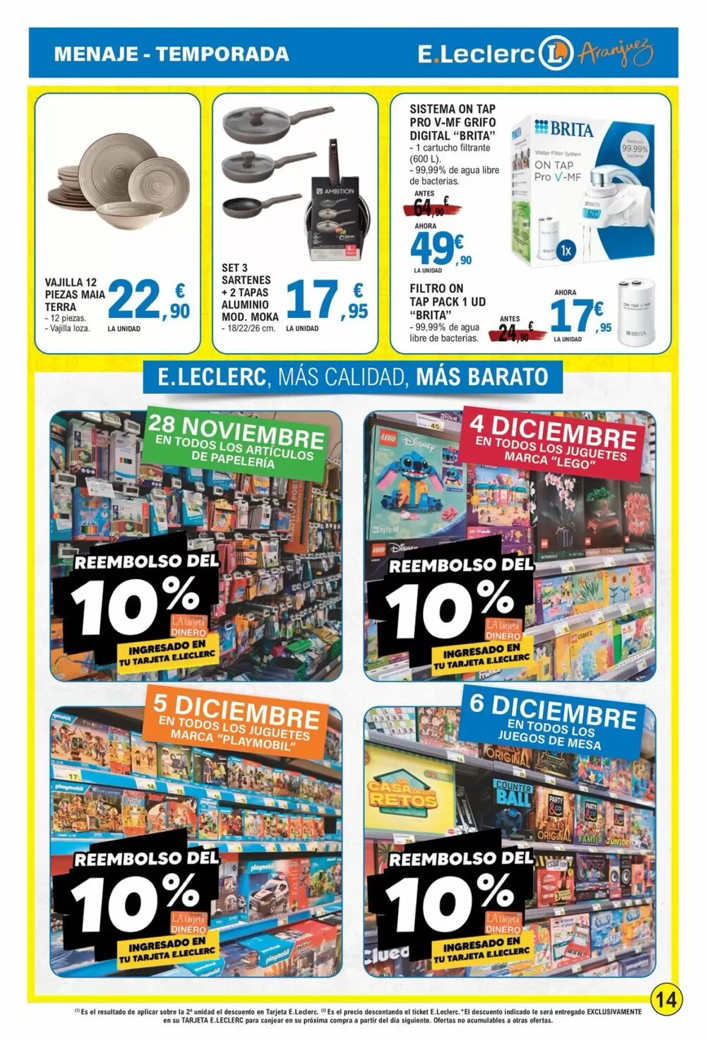 Folleto promocional de E.Leclerc válido desde el 26/11/2025 - Página 14.