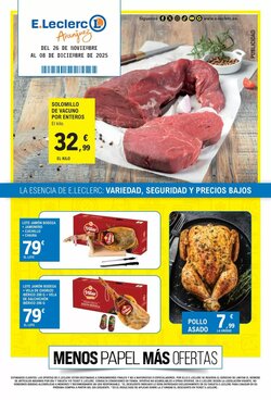 Folleto promocional de E.Leclerc válido desde el 26/11/2025