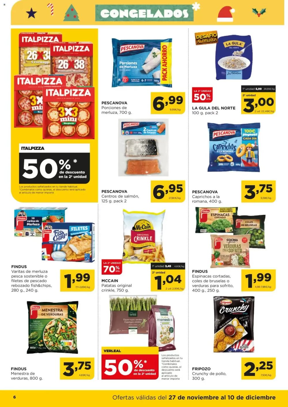 Folleto promocional de Alimerka válido desde el 27/11/2025 - Página 6.