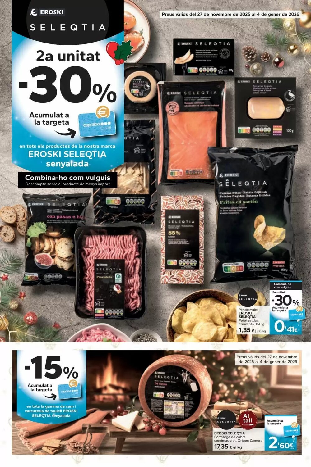 Folleto promocional de Caprabo válido desde el 27/11/2025 - Página 14.