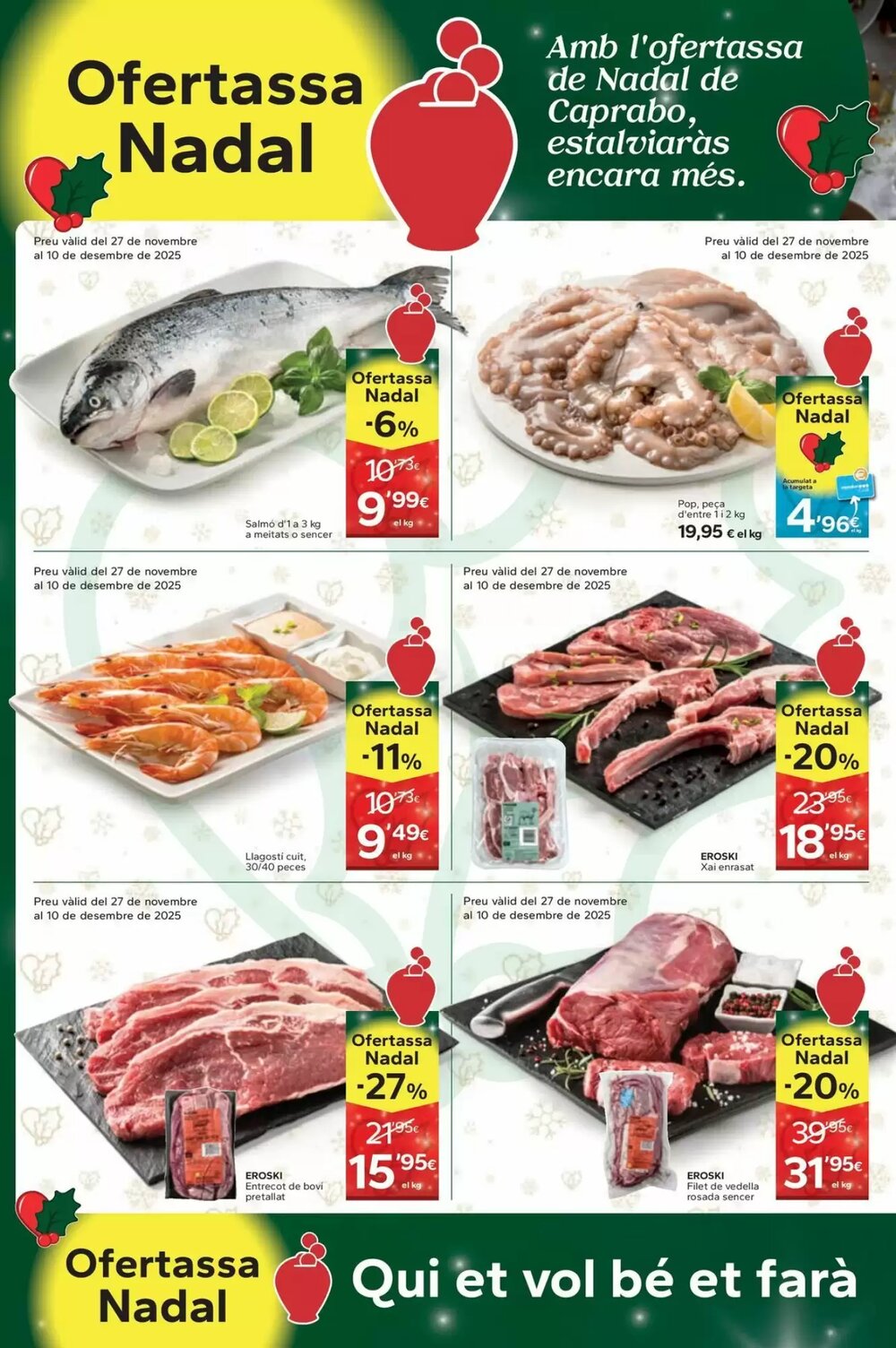 Folleto promocional de Caprabo válido desde el 27/11/2025 - Página 2.