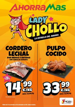 Folleto promocional de AhorraMas válido desde el 27/11/2025