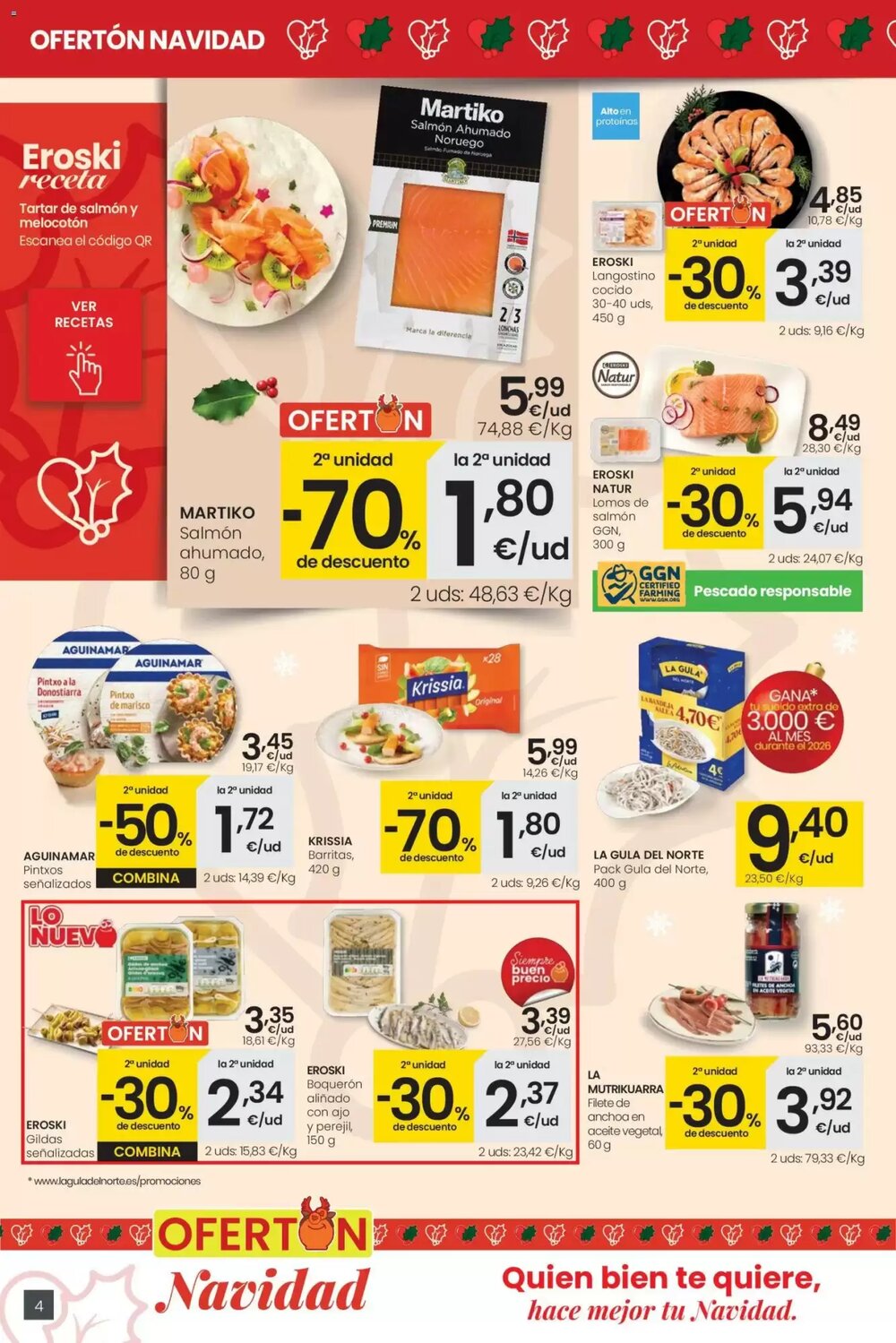 Folleto promocional de Eroski válido desde el 27/11/2025 - Página 4.