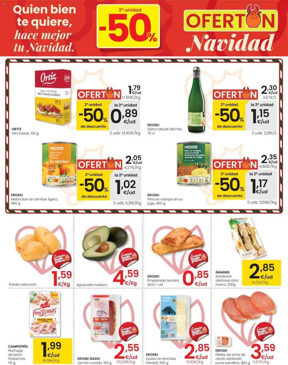 Folleto promocional de Eroski válido desde el 27/11/2025 - Página 2.